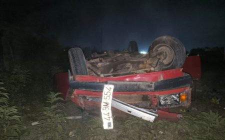 Cəlilabadda avtomobil körpüdən çaya düşüb, xəsarət alanlar var