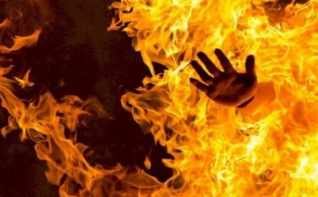 Biləsuvarda qadın yanaraq ölüb