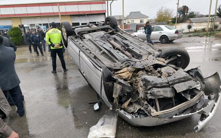 Cəlilabadda PRİUS aşıb, xəsarət alanlar var