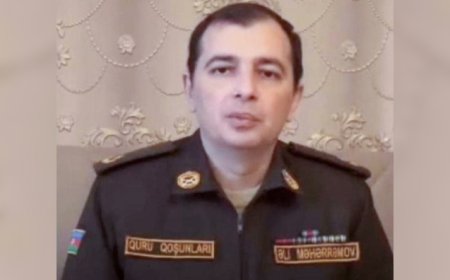 Azərbaycan Ordusunun zabiti vəfat etdi