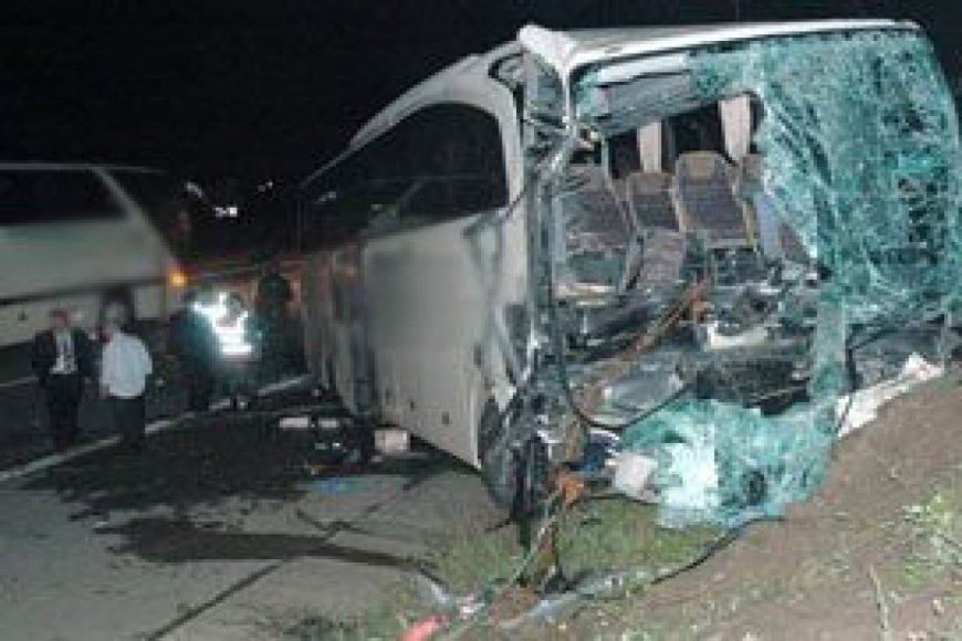 Zaqatala-Bakı avtobusu qəza edib, 8 nəfər xəsarət alıb