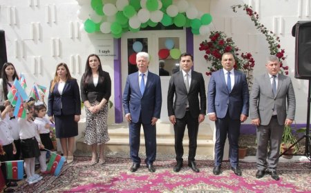 Cəlilabad şəhərindəki 1 saylı körpələr evi-uşaq bağçası əsaslı təmir olunub