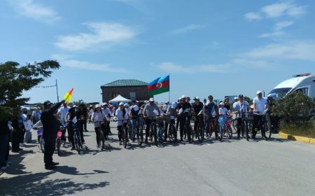 Heydər Əliyevin 102-ci ildönümü ilə əlaqədar veloyürüş keçirildi