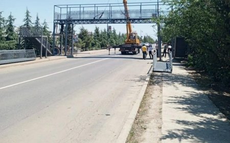 Cəlilabadda ötən il avtoqəza nəticəsində sıradan çıxan yerüstü keçid bərpa olunub