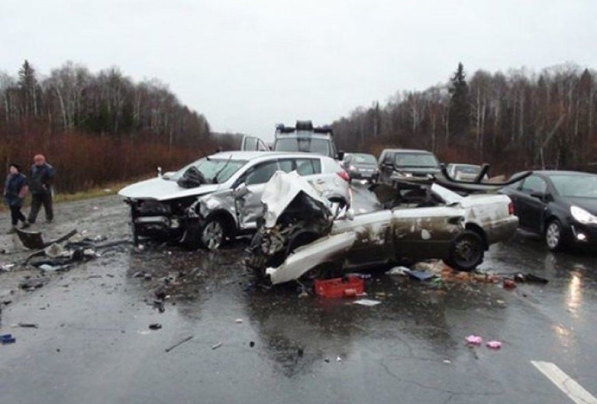 Tərtərdə ağır yol qəzasında dörd nəfər yaralanıb