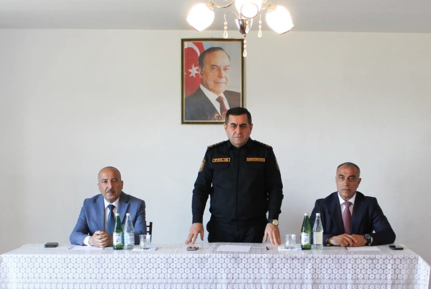 Cəlilabadda şagirdlərlə “Gəncliyimizi narkomaniyadan qoruyaq!” mövzusunda görüş keçirilib