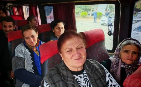 Növbəti köç karvanı Həsənriz kəndinə çatıb - YENİLƏNİB