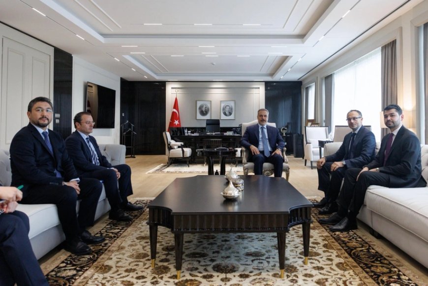 Hakan Fidan Ankarada TÜRKPA-nın Baş katibi Ramil Həsəni qəbul edib