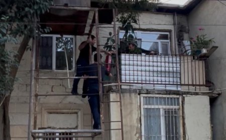 Cəlilabadda təhlükəli anlar: polis əməkdaşları yanğını saniyələr içində söndürdü