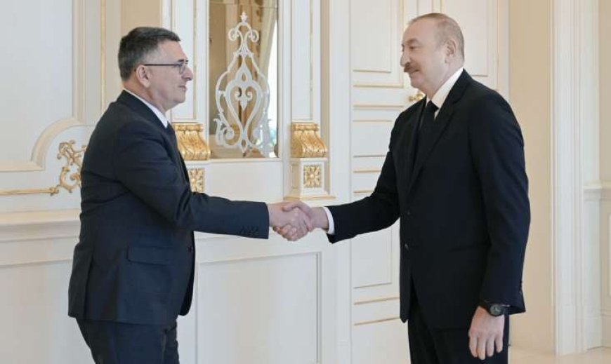 İlham Əliyev Gideon Saarı qəbul etdi