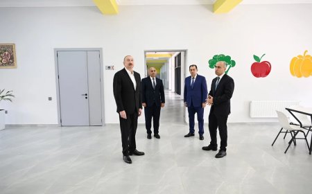 İlham Əliyev Lənkəran Dövlət Peşə Təhsil Mərkəzinin açılışında iştirak edib