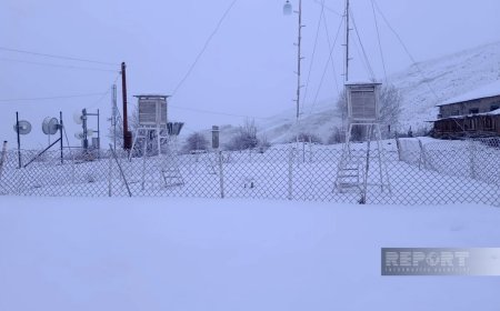 Naxçıvanın dağlıq ərazilərində qar örtüyünün hündürlüyü bir metri keçib