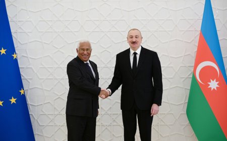 Azərbaycan Respublikasının Prezidenti İlham Əliyevlə Avropa İttifaqı Şurasının Prezidenti Antonio Koştanın birgə mətbuat bəyanatı