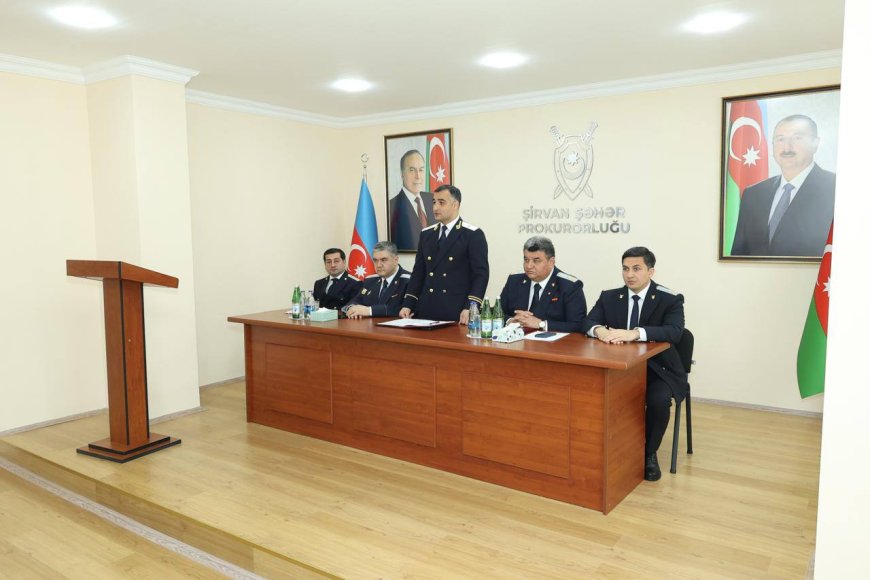 Şirvanda dövlət ittihamçılarının regional iclası keçirilib