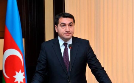 ikmət Hacıyev Trans-Xəzər Forumunda Azərbaycanın Avrasiyanın nəqliyyat əlaqəsindəki rolundan danışıb