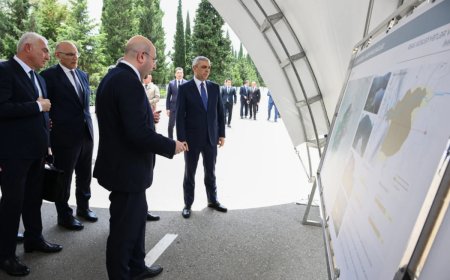 Əlaqələndirmə Qərargahının iclasının iştirakçıları Ağdərə şəhərinin Baş planı ilə tanış olublar