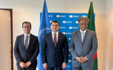 Azərbaycan və UNESCO Baş Konfransı arasında əməkdaşlıq məsələləri müzakirə edilib