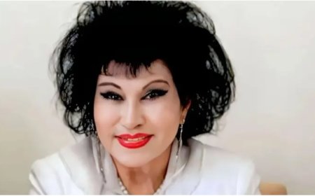 Zeynəb Xanlarova övladları ilə... - FOTO