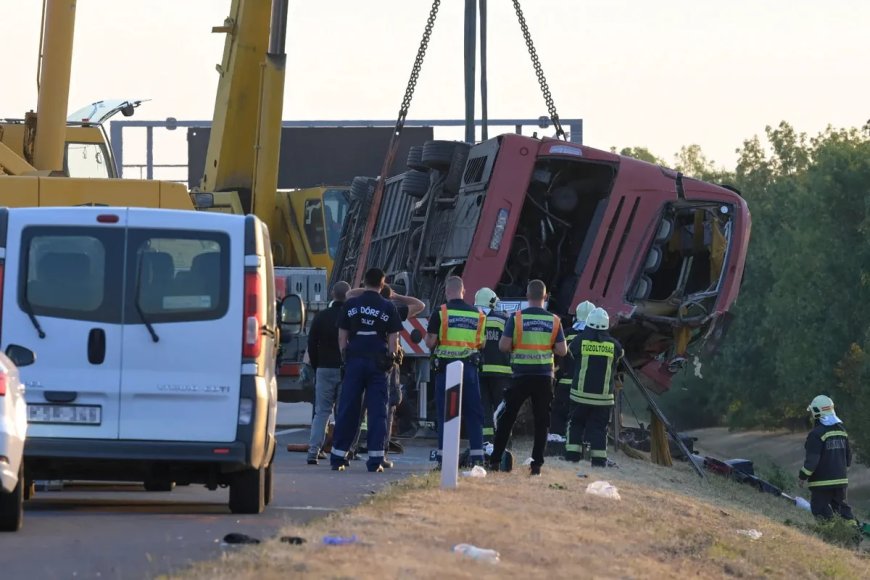 Macarıstanda baş verən avtobus qəzasında 12 nəfər ölüb