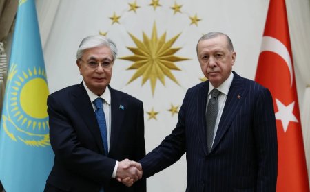 Ərdoğan Ankarada Tokayevlə görüşüb