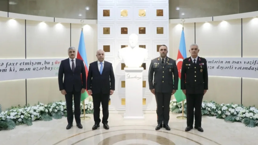 Hərbi Prokurorluğun rəhbərliyi kursantlarla görüşdü