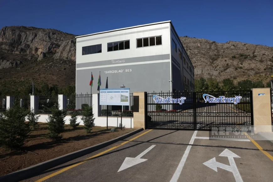 "Sarıqışlaq" KSES-də 2 ildə 46 milyon kVt/saatdan çox elektrik enerjisi istehsal edilib